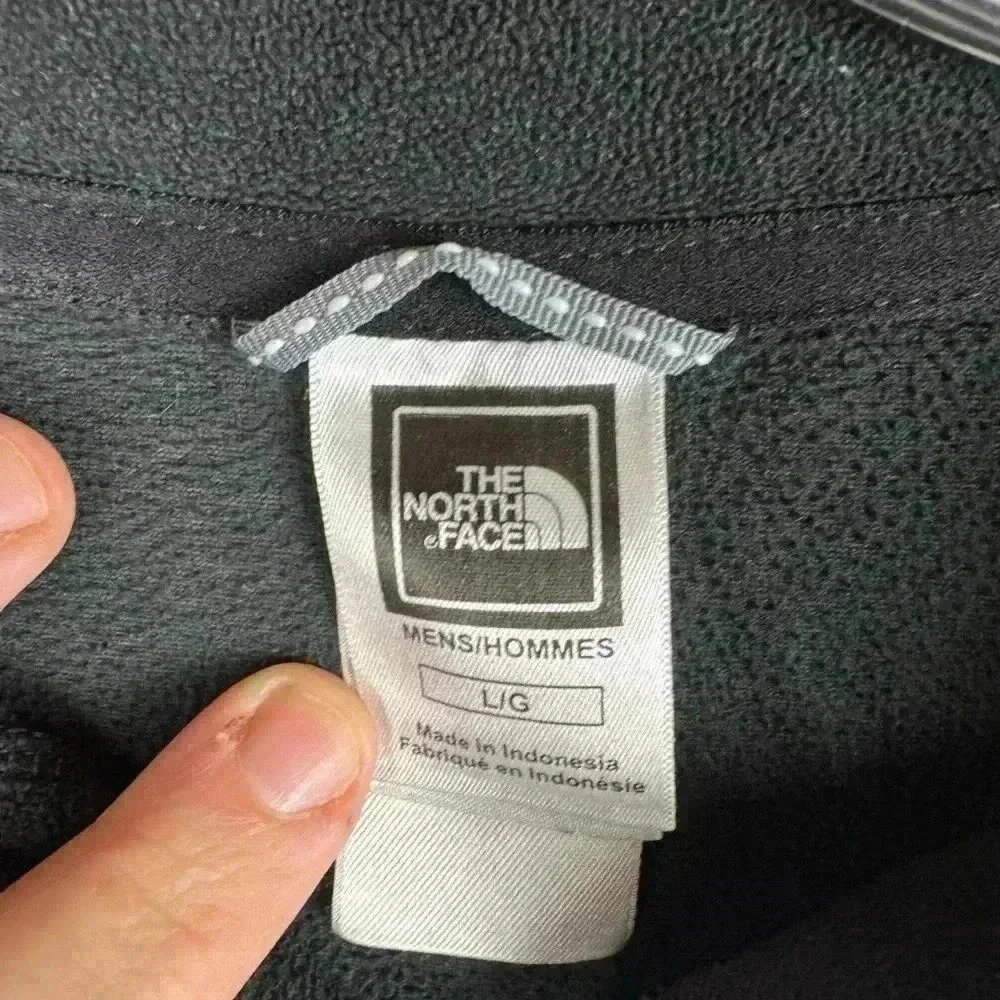 North Face Men's 1/4 Zip Fleece Pullover Size L